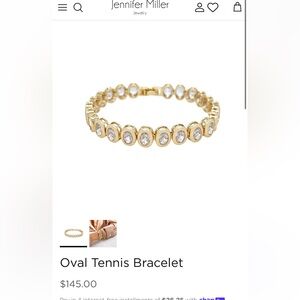 Jennifer Miller Oval Tennis Bracelet